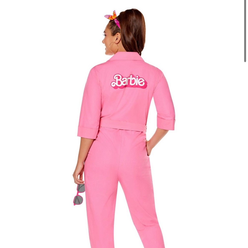Adult Pink Power Jumpsuit